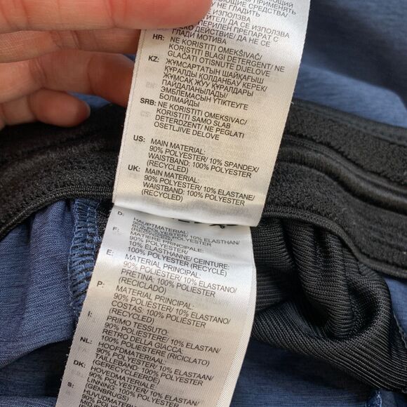 Adidas Shorts Men S Small Navy Black Axis Heathered 2.0 Stretch Workout Running - Picture 11 of 14